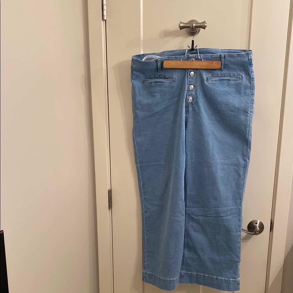 NWOT Size 2XL Button Fly Light Blue Women's Jeans! - Picture 2 of 8